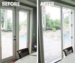 The cost of an exterior door will always vary by size, material, hardware, glass and finish resulting in. Check Out These Double Retractable Screen Doors That We Installed Inside A Set Of Outswing French Do Outswing French Doors Retractable Screen Door French Doors