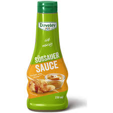 The truth i told, i learned about sweet and sour sauce from mcdonald's, not a chinese restaurant. Develey Sweet Sour Sauce