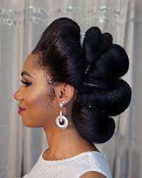 Wedding Hairstyles For The Black Women Coiffure Mariage Coiffure Mariage
