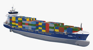 Cargo containers icon on background in flat design style. Transparent Cargo Boat Clipart Cargo Ship No Background Hd Png Download Kindpng