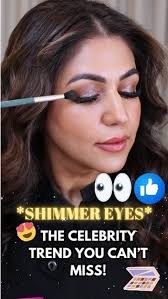 Trying the Shimmer Eyes Look That Bollywood Is Obsessed With! ✨, From  brunches to red carpets, shimmer eyes are everywhere! 🌟 Whether it’s Alia  Bhatt’s soft glow or Deepika Padukone’s bold sparkle, ...