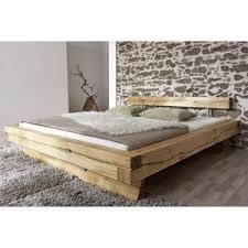 stucture lit 180x200cm bois massif de chene sauvage huile design rustique jangali 117 lit en bois rustique cadre de lit en bois lit bois massif