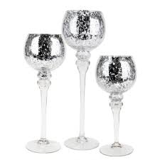 Get the best deal for silver candle holders & accessories from the largest online selection at ebay.com. Metallic Silver Mercury Glass Stem Candle Holder Wholesale