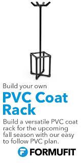 5 feet is a good length and you would just have to cut a 10 foot long pipe in half. Make A Pvc Coat Rack For Your Fall Coats And Jackets Formufit