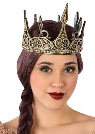 Corona de Reina o Rey Medieval Dorada de Foam