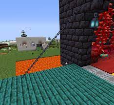 Make it 4 blocks deep. Diagonal Chain For My Castle Drawbridge Totally Vanilla Phoenixsc