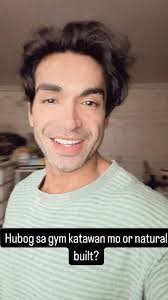 Hubog sa gym katawan mo or natural built? #Carlosagassi