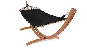 Oviala Hamac Sur Pied En Bois Hamac Hamac Support Coton Et Bois