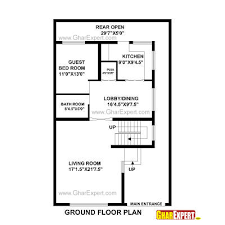 Let's find your dream home today! House Plan For 27 Feet By 50 Feet Plot Plot Size 150 Square Yards Gharexpert Com