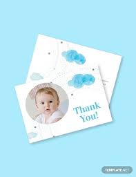 These free graduation thank you cards are essential to say thanks and can be customized with text and photos before or after printing. 20 Baby Thank You Cards Free Printable Psd Eps Indesign Format Download Free Premium Templates