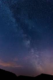 Maybe you would like to learn more about one of these? Hd Wallpaper Silhouette Of Mountain And View Of Stars Starry Sky Wallpaper Wallpaper Flare