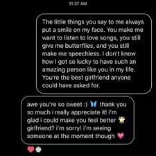 36 sweet and cute lines your man would absolutely love to hear from you] there are so many cute texts for him that you can choose from. The Little Things You Say To Me Always Put A Smile On My Face You Make Me Want To Listen To Love Songs You Still Give Me Butterflies And You Still Make