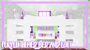 Bed aesthetic adopt me bedroom ideas. Purple Themed Bed And Loft Adopt Me Speedbuild Adopt Me Youtube