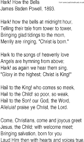 Hark Of The Bells Hymn And Gospel Song Lyrics For Hark How The Bells By James Baden Powell