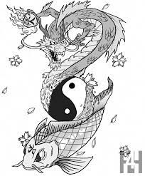 Dragonkoifishtattoodesigns Koi Dragon Tattoo Japanese Dragon Tattoos Koi Tattoo