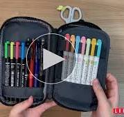 ‫Amazon.com: קלמר עם רוכסן כפול מאת LIHIT LAB : מוצרים למשרד‬‎