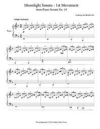 The song moonlight sonata (1st movement) is classified in the genres: Pin On Classical Music Piano Sheet Music Multi Levels