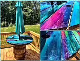 Unicorn Spit Wine Barrel Table Wine Barrel Table Unicorn Spit Unicorn Spit Stain