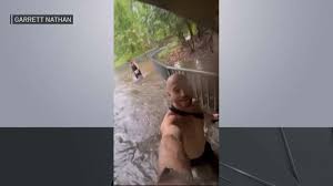 ‘Bro, this is nuts!': Marathon runners race straight into torrential flooding