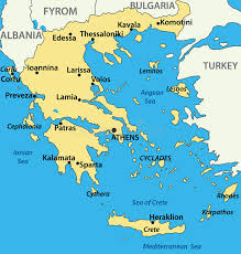 Das griechische aussenministerium liess verlauten: Griechenland Karte Vektor Abbildung Illustration Von Grenzen 6297478