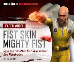 Garena has raised the hype of the players even more by bringing the collaboration of free fire x one punch man. Mighty Fist Skin Is Now Available On Free Fire How Much Does It Cost Dunia Games