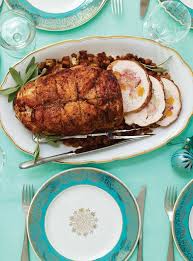 Turkey Roast With Apple And Squash Stuffing And Marsala Sauce Ricardo Recipe Roasted Turkey Holiday Main Dish Turkey Spices