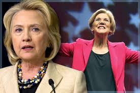 Image result for Elizabeth Warren Hillary Clinton