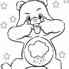 Grumpy Care Bear Coloring Pages Bear Coloring Pages Cartoon Coloring Pages Disney Coloring Pages