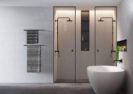 Instagram Photo By Bathroom Collective May 25 2016 At 8 31am Utc Minimalist Bathroom Modern Bathroom Double Shower