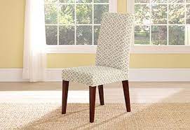 Sure Fit Stretch Ironworks Short Dining Chair Covers Dining Chair Covers Slipcovers Dining Room Chair Slipcovers Slipcovers For Chairs