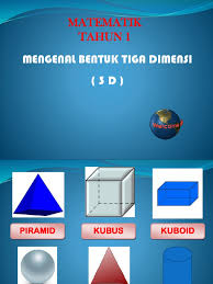 Bentuk 3 dimensi tahun 2. Bentuk 3d Thn 1