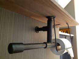 塩ビパイプでdiy トイレ シュークロ編 architecterの建物わっしょい 小さな棚 パイプ 紙巻器