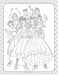 Print out as many as you like and make your own adventure time coloring book. Barbie Princess Adventure Coloring Pages 35