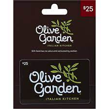 Purchase olive garden gift cards today. Olive Garden Italian Restaurant 25 Gift Card Gift Cards Ptacek S Iga