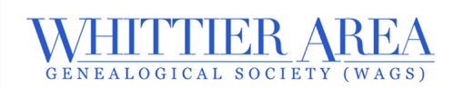 Whittier Area Genealogical Society - WAGS Events