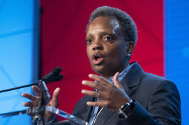 Lori lightfoot has never held office but won all 50 of the city's wards in a crushing landslide on tuesday. Chicago Mayor Backs Biden Despite Jabbing Him Over Anita Hill Politico