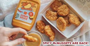 Mcdonald S Spicy Chicken Mcnuggets And Curry Sauce Bottle Are Back From 1 Jan 2020 Eatbook Sg New Singapore Restaurant And Street Food Ideas Recommendations