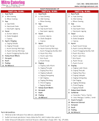 Menu dinner lezat namun sehat yang bisa kamu makan di malam hari yang pertama adalah kolaborasi antara gurihnya keju dan telur. Catering Untuk Acara Lamaran Paket Prasmanan Murah 2021