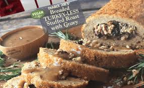 Tofu turkeys are the lasted craze to hit gourmet supermarkets. Breaded Vegan Turkey Less Stuffed Holiday Roast Makes Trader Joe S Come Back