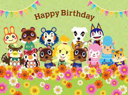 Animal Crossing Birthday Happy Birthday Animals Animal Birthday Animal Crossing