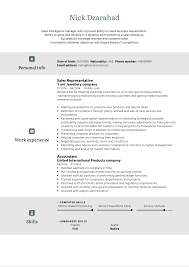 Create job winning resumes using our professional resume examples detailed resume writing guide for each job resume samples for inspiration! Adidas Sales Representative Resume Template Kickresume