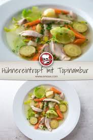 Huhnereintopf Mit Topinambur Rosenkohl Kerbelrube Uvm Rezept Topinambur Rosenkohl Huhnereintopf