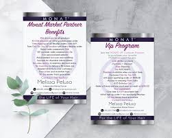 Monat Market Partner Benefits Monat Vip Program Card Purple Etsy Monat My Monat Marketing