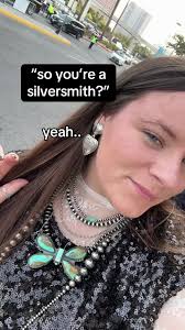 ive had so much teaching myself this silversmith deal 😉 #silversmithing  #navajopearls #navajoturquoisering #handmadejewelry #westernjewelry  #silverjewelry #fyp #manhattanks #authenticturquoise ...