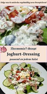 Dieses Joghurt Dressing Rezept Reicht Genau Fur Uns Zwei Aus So Wird Nichts Mehr Verschwendet Rezept Joghurtdressing Salatdressing Rezepte Thermomix Rezepte