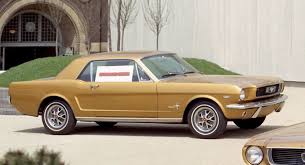 Image result for Anniversary Gold 1966 Mustang