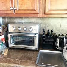 Got A Bunch Of People Asking How Big The Cuisinart Toasteroven Airfryer Is So Here Is A Pic Of Tours On Our Co Costco Deals Cuisinart Cuisinart Toaster Oven