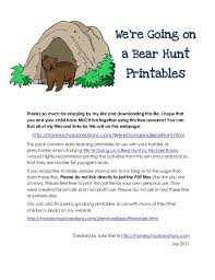 We Re Going On A Bear Hunt Printables Picture Book Activities Bear Teddy Bear Picnic Party