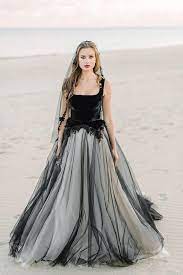 Black Wedding Dress Tulle Wedding Dress Black Bridal Gown Lace Bridal Gown Open Back Dress Black Ball Gown Gothic Wedding Dress Gothic Wedding Dress Black Bridal Black Ball Gown
