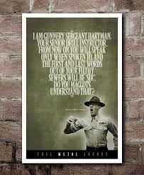 Full Metal Jacket "do You Maggots Understand That?" Quote Poster (12"x18")  - Etsy